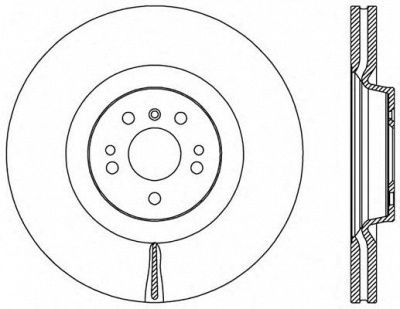 OPEN PARTS bdr252220 -  Тормозной диск